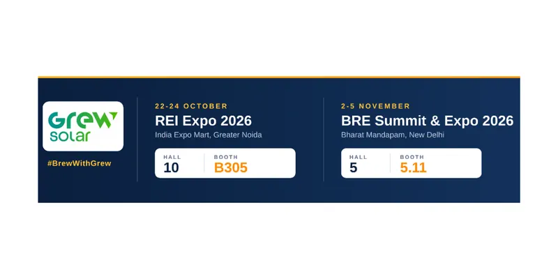 GREW Solar Invites Industry Visitors to Explore Its N-Type TOPCon G12R DCR Module at Two Renewable Energy Expos